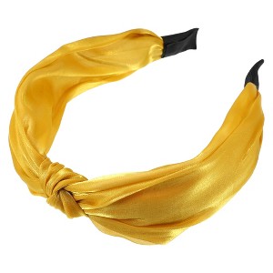 Unique Bargains Women's Fashion Non-Slip Knotted Silky Headband 1 Pc - 1 of 4