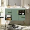 MOEPISY 36 inch Bathroom Vanity with Resin Sink Combo Set with 2 Drawers and 2 Storage Compartments - 3 of 4