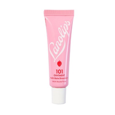 Lanolips Ultra Healing 101 Ointment Multi-Use Lip Balm Strawberry - 0.35oz