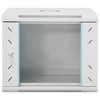 vidaXL 9U Wall Mounted Network Cabinet 19" IP20 20.9"x15.7"x17.7" - 3 of 4