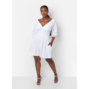 Rebdolls Women's Wide Leg Romper - 1 of 4