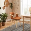 Art Leon Fabric Upholstered Swivel Dining Chair - 2 of 4