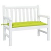 vidaXL Garden Bench Cushion Bright Green 39.4 in.x19.7 in.x2.8 in. Oxford Fabric - 3 of 4