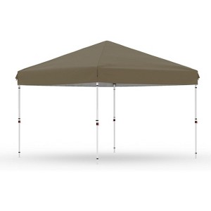 10x10 FT Pop-Up Canopy Tent, Portable Instant Shelter with 3 Adjustable Heights, Waterproof Outdoor Sun Shade with Wheeled Bag - 1 of 4