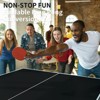Dexmalle 9ft Black Foldable & Portable Table Tennis Table Top for Indoor Games - 4 of 4