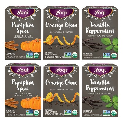 Yogi Tea - Winter Tea Variety Pack -  96 ct , 6 Pack