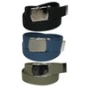 CTM Big & Tall Cotton Belt with Nickel Buckle (Pack of 3 Colors) - 3 of 3