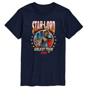 Men's - Marvel - Guardians of the Galaxy Star Lord Band Tee Style Short Sleeve Graphic T-Shirt - 1 of 4