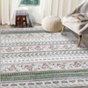 Bohemian Style Rug, Modern Geometric, Decorative, Soft, Thin, Stain-Resistant, Non-Slip - 3 of 4