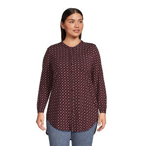 Lands' End Women's Long Sleeve Jersey A-line Tunic - 1 of 2