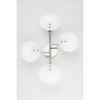 Mitzi Giselle 4 - Light Wall Light in  Aged Brass Whitecandy Shade - 3 of 4