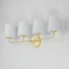 Maxim Lighting Bristol 4 - Light Vanity in  Satin Brass - 3 of 4