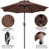 Yaheetech 9FT Outdoor Patio Umbrella with Crank and Push Button to Tilt - 4 of 4
