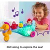 Fisher-Price Disney Princess Toddler Toy Light-Up Sea Carriage Musical Vehicle with Ariel & Flounder Figures for Ages 18+ Months - 4 of 4