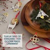 Nambe Twelve Days of Christmas Ornament Five Golden Rings, Made of Silver and Gold Plate - 2 of 4