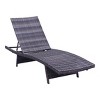 Relax Wicker Chaise lounge with folding legs
Price is for a Set of 2

Aluminum frame with flat PE wicker - 2 of 4