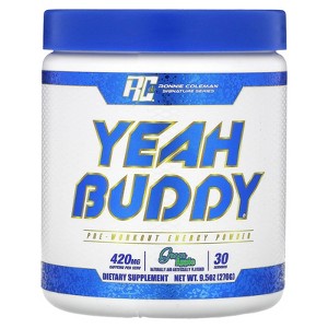 Ronnie Coleman Signature Series, Yeah Buddy, Pre-Workout Energy Powder, Green Apple, 9.5 oz (270 g) - 1 of 4