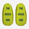 Women's The Grinch Faux Fur Slipper Socks with Grippers - Green - 3 of 3