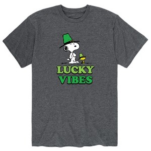 Men's - Peanuts - St. Patrick's Day with Snoopy Short Sleeve Graphic T-Shirt - 1 of 4