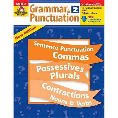 Grammar & Punctuation, Grade 2 - by  Evan-Moor Educational Publishers (Mixed Media Product)