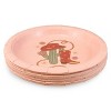 20ct 6.3" Western Snack Plates Pink - 2 of 3