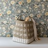 10 Inch Basket White Seagrass & Rope by Foreside Home & Garden - 2 of 4