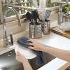 PiccoCasa Waffle Weave Kitchen 100% Cotton Soft Absorbent Quick Drying Washing Dish Towels 4 Packs - 2 of 4