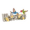 Transpac 10.25 in Multicolor Spring Hummingbird Welcome Decor Polyresin Decorative Letters and Words - 2 of 4