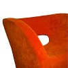 Modern Orange Microfiber Accent Chair - Orange - Christopher Knight Home - image 2 of 4
