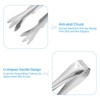 Unique Bargains Stainless Steel Mini Sugar Cube Tongs 2 Pcs - 4 of 4
