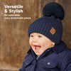 KeaBabies 2pk Baby Hats, Baby Beanies, Newborn Hats for Baby Girls, Boys, Baby Winter Hat, 0-36 Months Infant Hat - 3 of 4