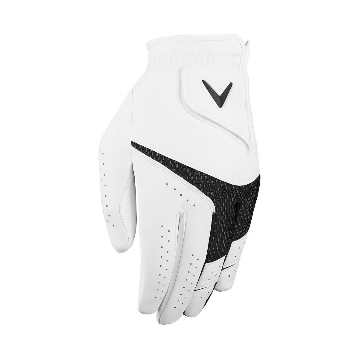 Callaway Kids' Junir Weather Span Golf Gloves - White S/M