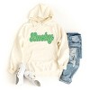 Simply Sage Market Women's Graphic Hoodie Green Lucky Cursive - 2 of 4