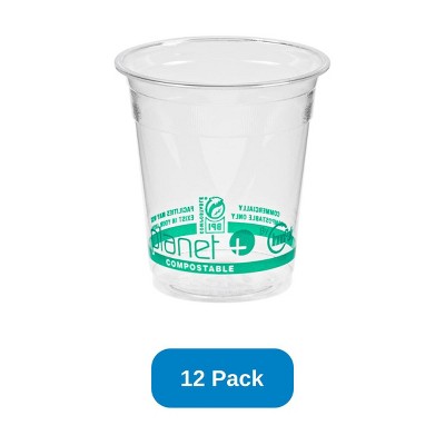 Planet+ 7 oz Cold Cup Corn Plastic - Pack of 12