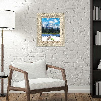 Fair Baroque Cream Ornate Wood Wall Picture Frame