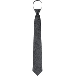 Elerevyo Men's Pre-Tied Texture Adjustable Zipper Neckties for Formal - 1 of 4