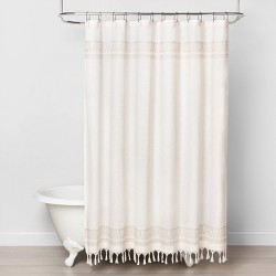 Textured Stripe Shower Curtain White, Peanuts Shower Curtain Target