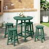 WestinTrends Malibu All Weather Hdpe Outdoor Patio Counter Height Dining Set (5-Piece) - 2 of 4