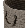 Colonial Mills Simply Home Solid - Gray 18"x18"x12"  100% Polypropylene Round - 4 of 4