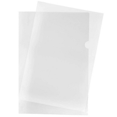 JAM Paper 12pk Plastic Project Sleeves - Tabloid Size - 11 3/8 x 17 3/8 - Clear