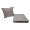 Home Fashions International 2pc Deep Seat Outdoor Cushion Set - 2 of 4