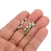 Unique Bargains Rhinestone Small Round Bulk Glass Spacer Beads for Jewelry Making 100 Pcs - 3 of 4