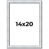 PosterPalooza | Classic Silver Picture Frame - UV Acrylic, Foam Board Backing, Hanging Hardware - 2 of 4