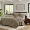 PAGED Queen Comforter Set Luxurious 3 Piece Bedding Sets, Bed in a Bag with 1 Quilt and 2 Pillowcases for Bedroom - 2 of 4