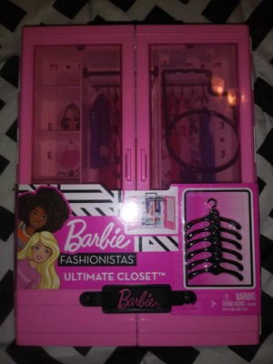 Barbie Fashionista Ultimate Closet Playset with Clothes