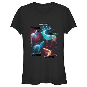 Juniors Womens Harry Potter The Marauder Animals T-Shirt - 1 of 4