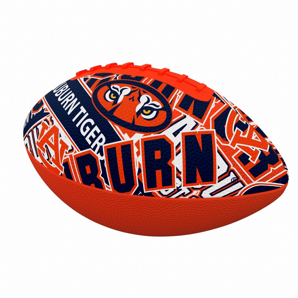NCAA Auburn Tigers Abstract Mini-Size Rubber Football