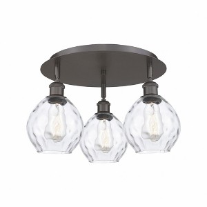 Waverly - 3 Light Flush Mount In Industrial Style-9 Inches Tall and 17.75 Inches Wide - 1 of 1