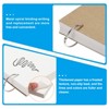 Unique Bargains Thickened Paper Metal Buckle Frosted Texture Loose Leaf Sketch Book - 3 of 4