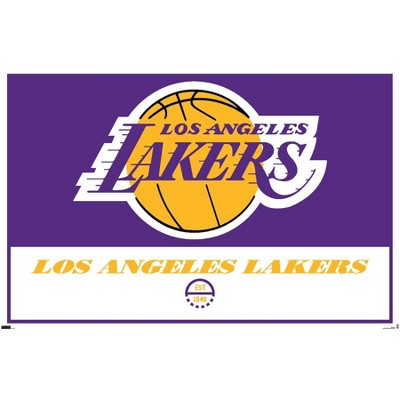 Trends International Nba Los Angeles Lakers - Lebron James Feature Series 23  Framed Wall Poster Prints White Framed Version 22.375 X 34 : Target